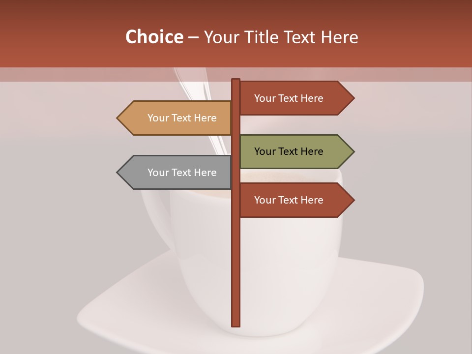 Portrait Of A Girl On A Yellow Background PowerPoint Template