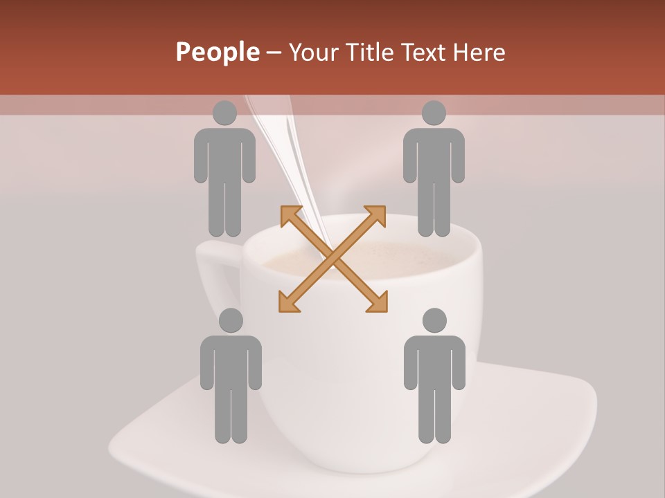 Portrait Of A Girl On A Yellow Background PowerPoint Template