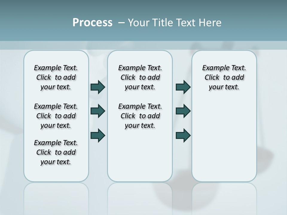 A Lady Holding A Scale With A Blind On Her Head PowerPoint Template