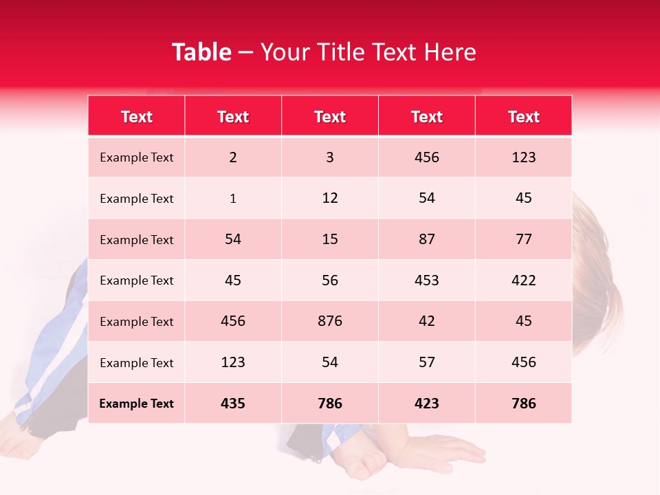 A Cute Four Year Old Boy Wearing Red And Blue Bending Over To Touch His Right Toes. PowerPoint Template