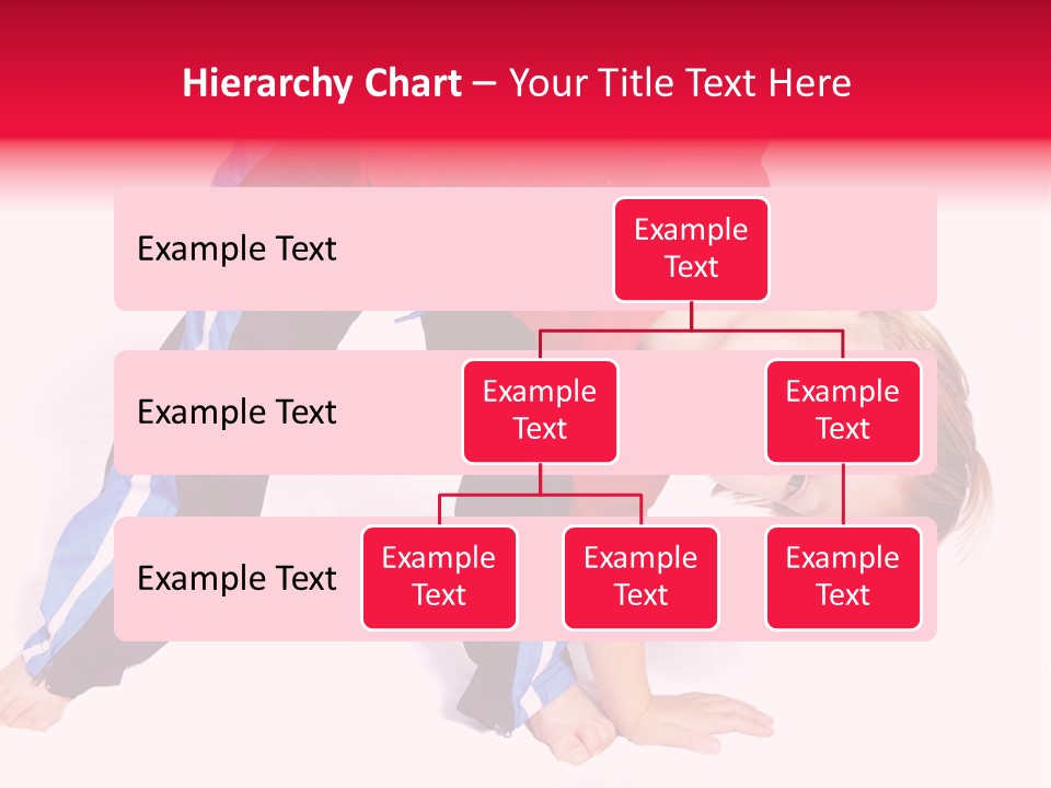 A Cute Four Year Old Boy Wearing Red And Blue Bending Over To Touch His Right Toes. PowerPoint Template