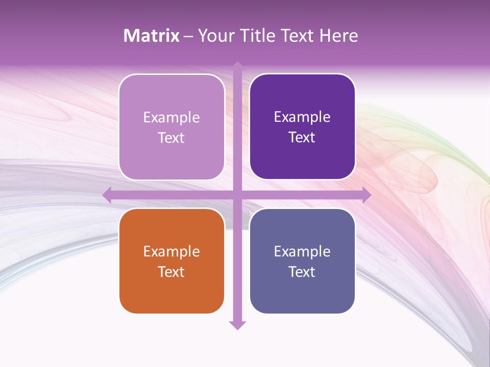 Colorful 3D Rendered Fractal Design (Abstract Background) PowerPoint Template