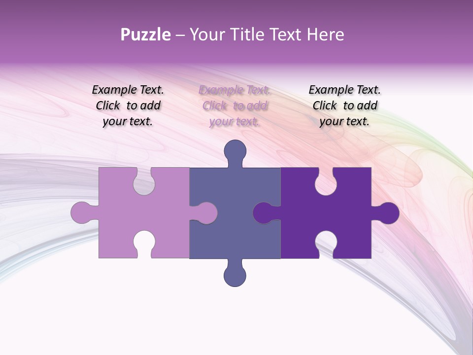 Colorful 3D Rendered Fractal Design (Abstract Background) PowerPoint Template