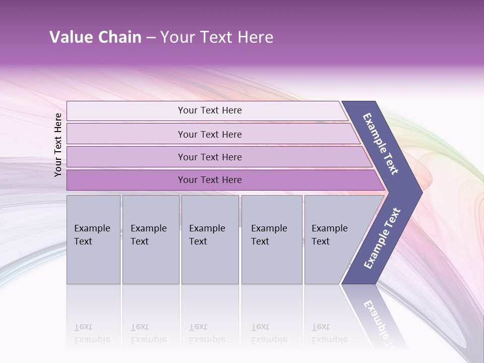 Colorful 3D Rendered Fractal Design (Abstract Background) PowerPoint Template