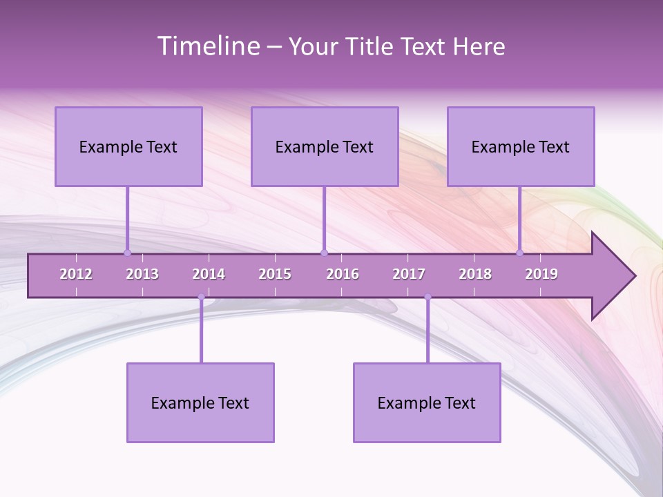 Colorful 3D Rendered Fractal Design (Abstract Background) PowerPoint Template