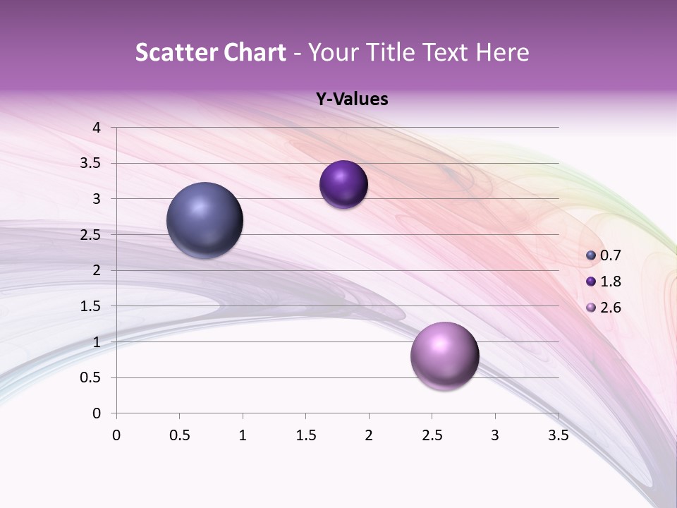Colorful 3D Rendered Fractal Design (Abstract Background) PowerPoint Template