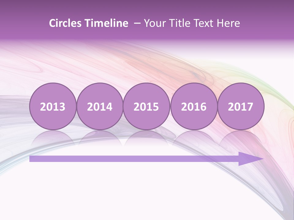 Colorful 3D Rendered Fractal Design (Abstract Background) PowerPoint Template