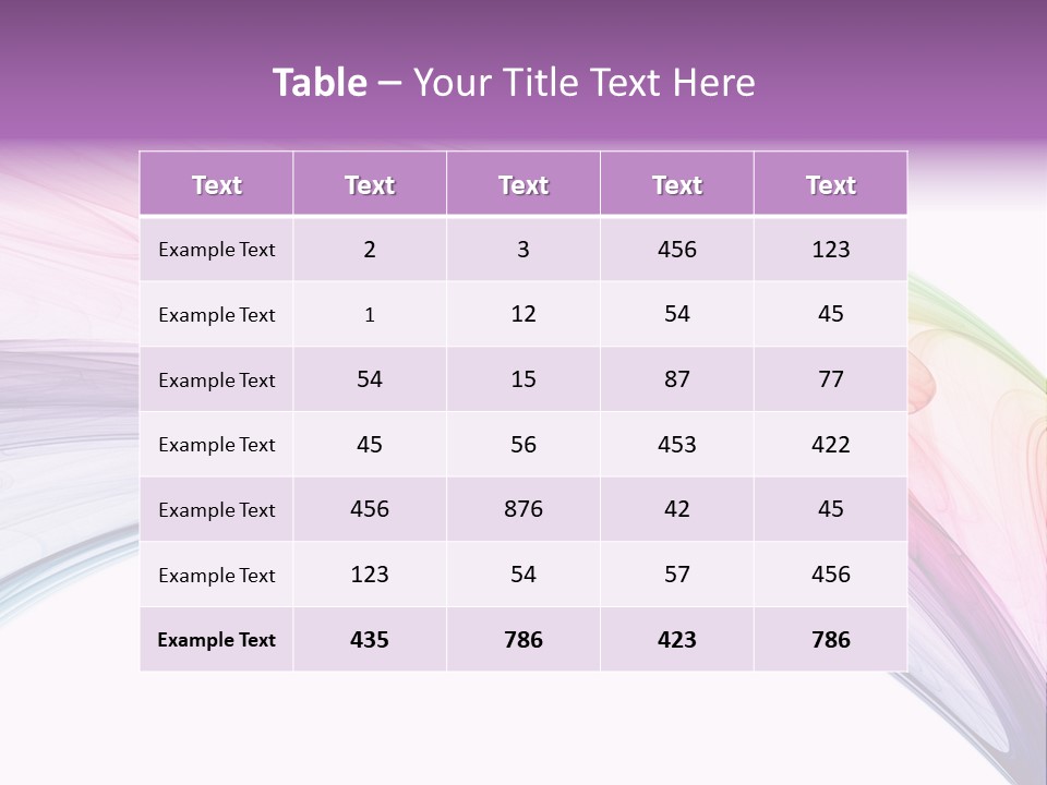 Colorful 3D Rendered Fractal Design (Abstract Background) PowerPoint Template