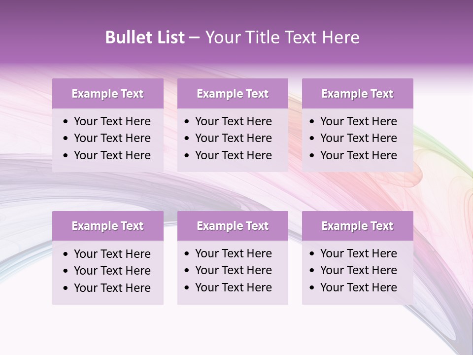 Colorful 3D Rendered Fractal Design (Abstract Background) PowerPoint Template