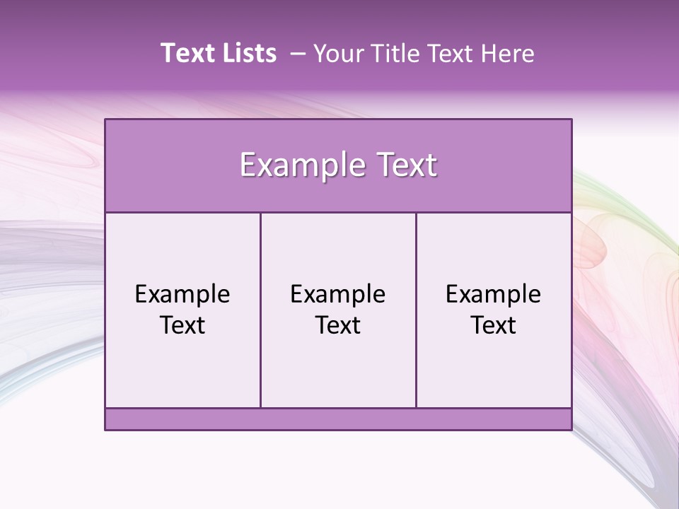 Colorful 3D Rendered Fractal Design (Abstract Background) PowerPoint Template