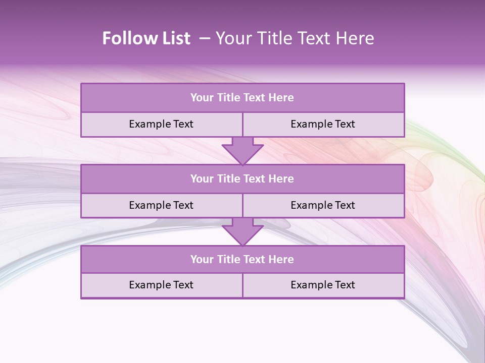 Colorful 3D Rendered Fractal Design (Abstract Background) PowerPoint Template