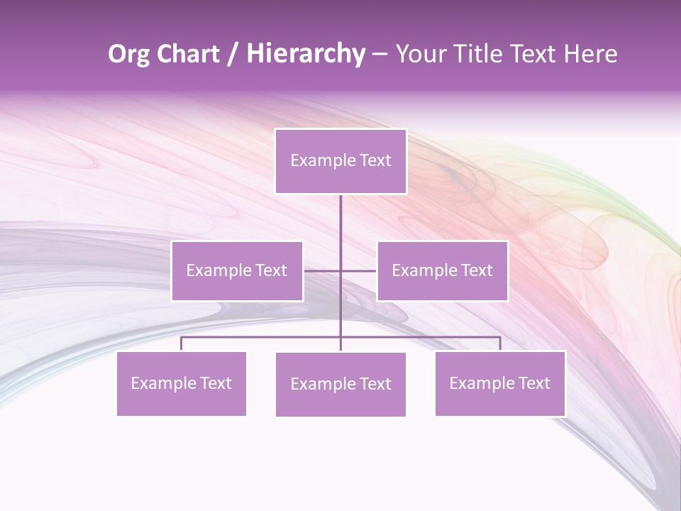 Colorful 3D Rendered Fractal Design (Abstract Background) PowerPoint Template