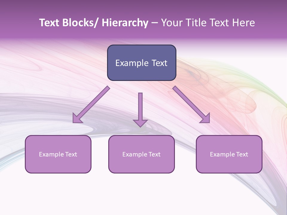 Colorful 3D Rendered Fractal Design (Abstract Background) PowerPoint Template