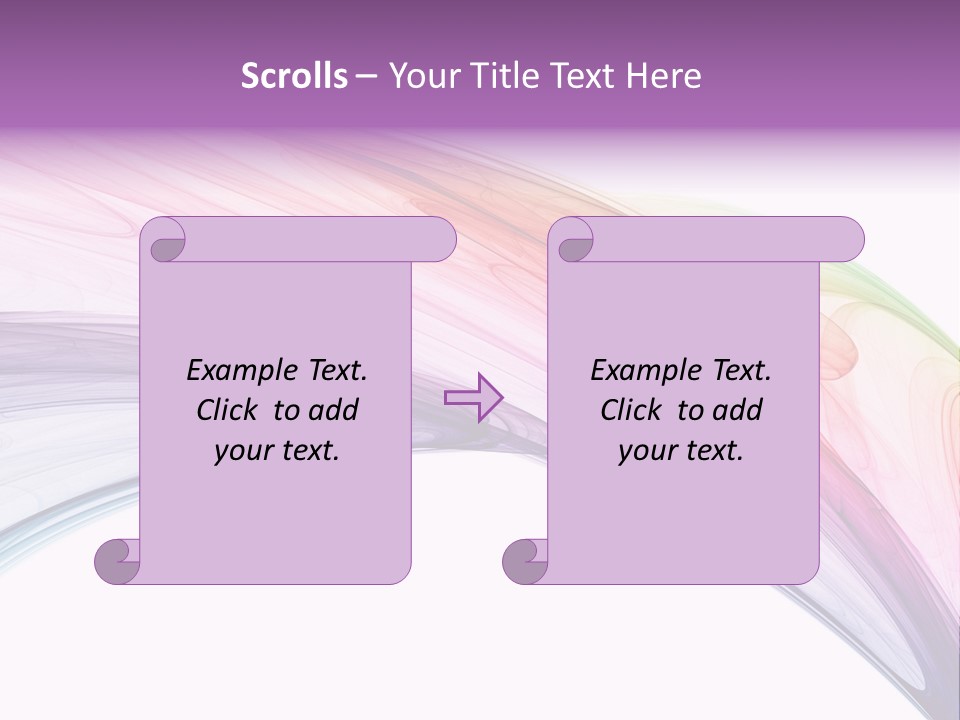 Colorful 3D Rendered Fractal Design (Abstract Background) PowerPoint Template