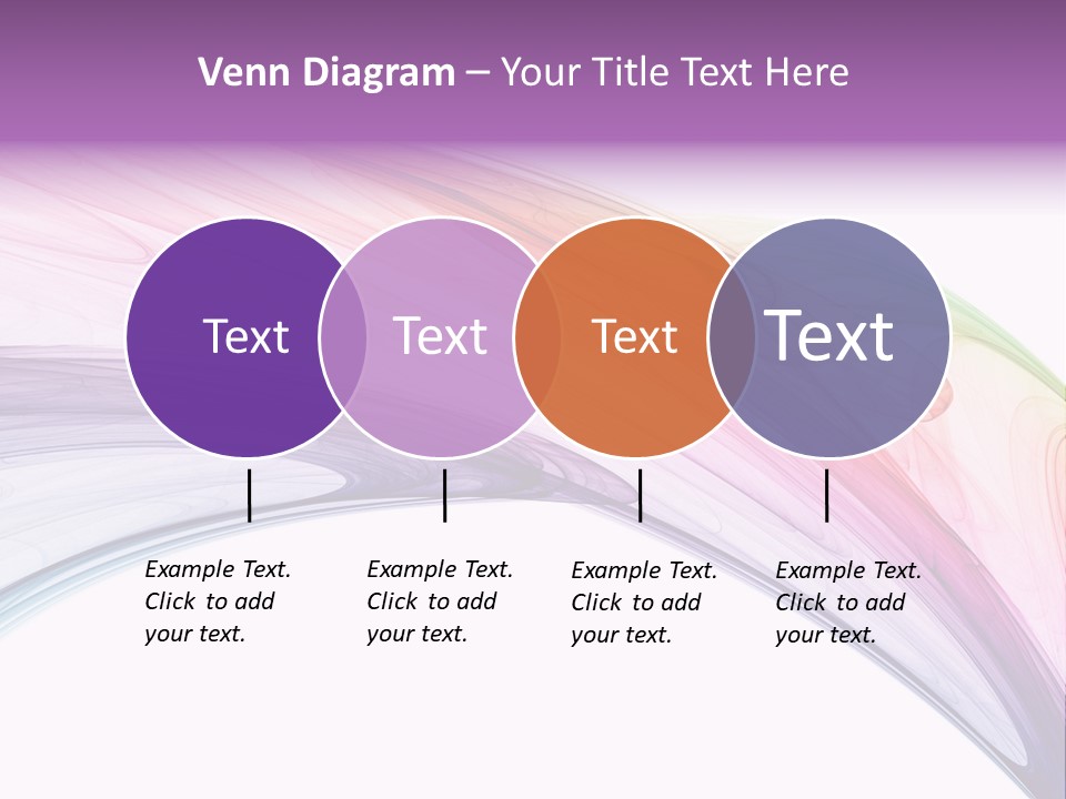 Colorful 3D Rendered Fractal Design (Abstract Background) PowerPoint Template