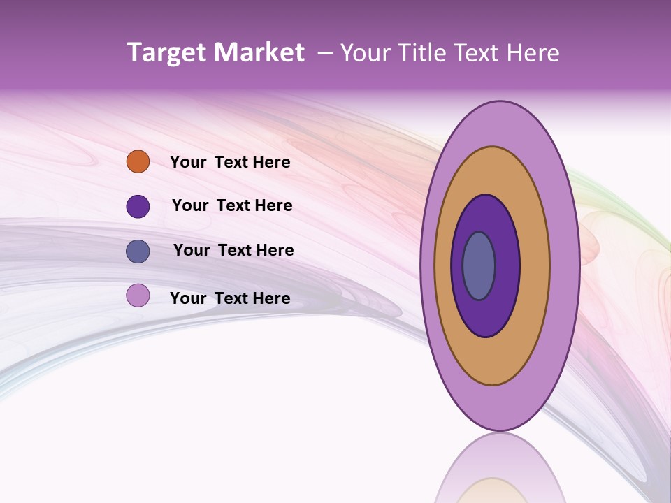 Colorful 3D Rendered Fractal Design (Abstract Background) PowerPoint Template