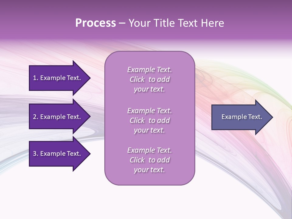 Colorful 3D Rendered Fractal Design (Abstract Background) PowerPoint Template