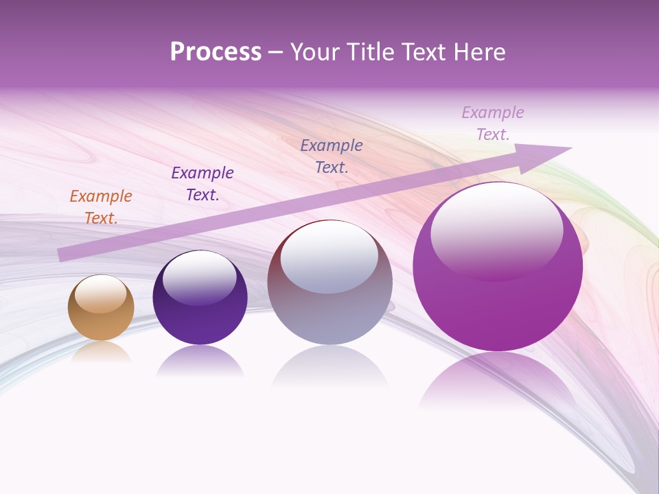 Colorful 3D Rendered Fractal Design (Abstract Background) PowerPoint Template