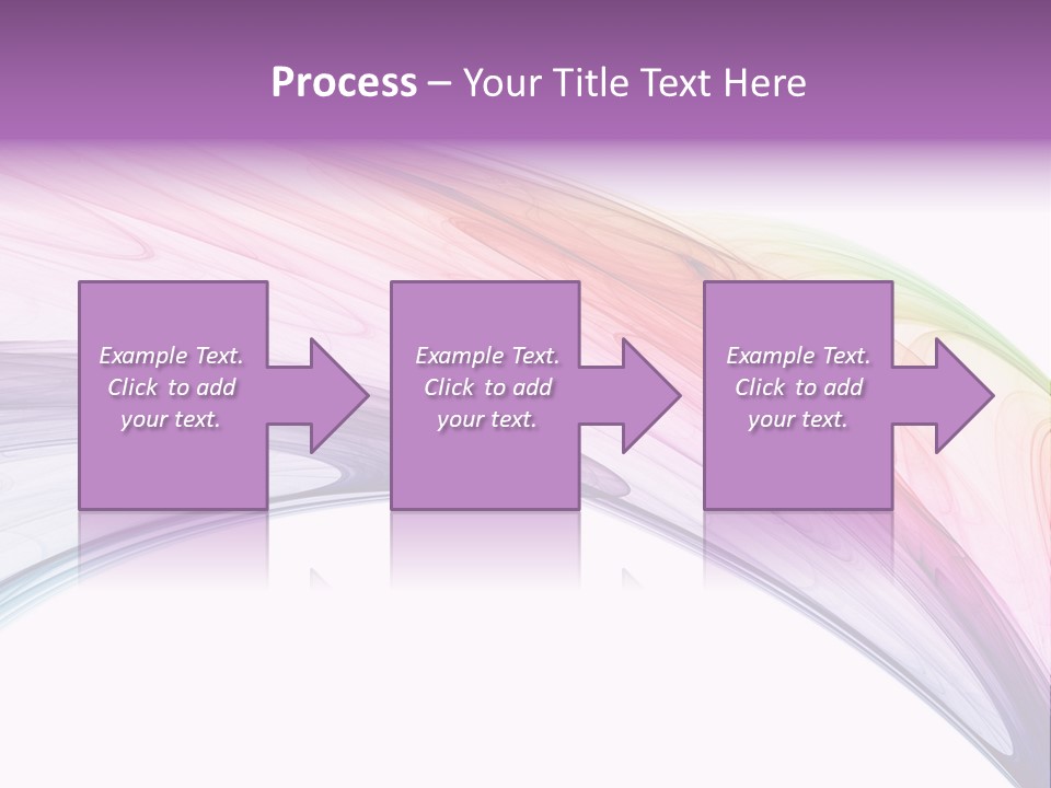 Colorful 3D Rendered Fractal Design (Abstract Background) PowerPoint Template