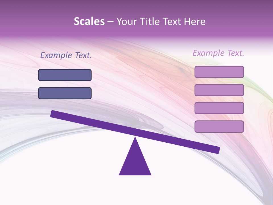 Colorful 3D Rendered Fractal Design (Abstract Background) PowerPoint Template