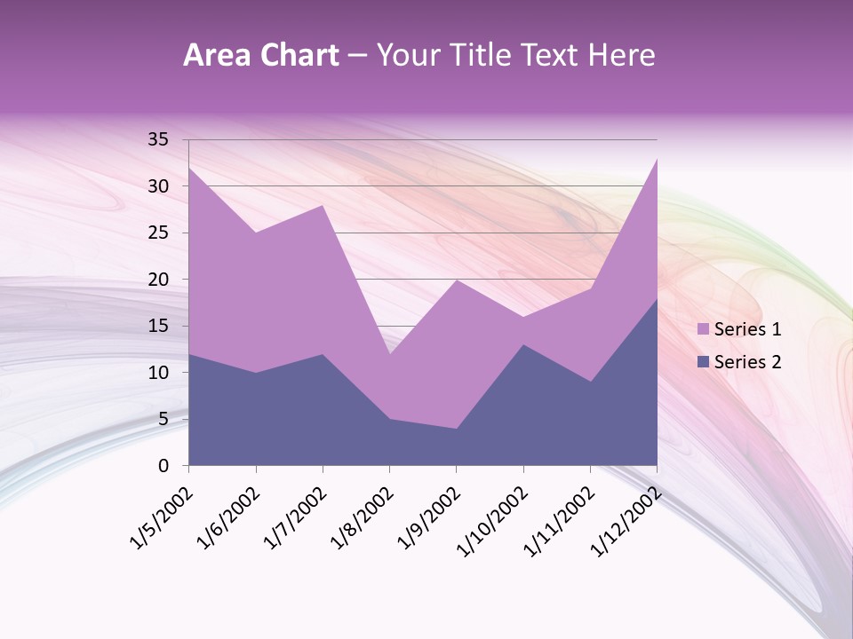 Colorful 3D Rendered Fractal Design (Abstract Background) PowerPoint Template
