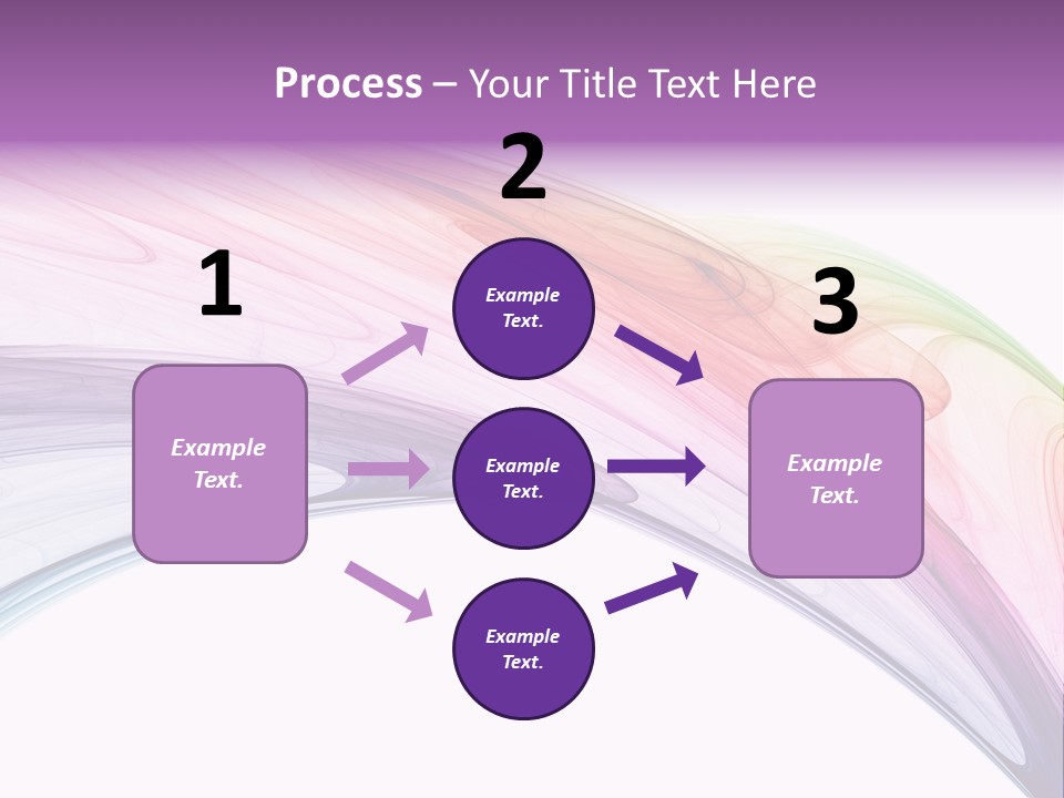 Colorful 3D Rendered Fractal Design (Abstract Background) PowerPoint Template