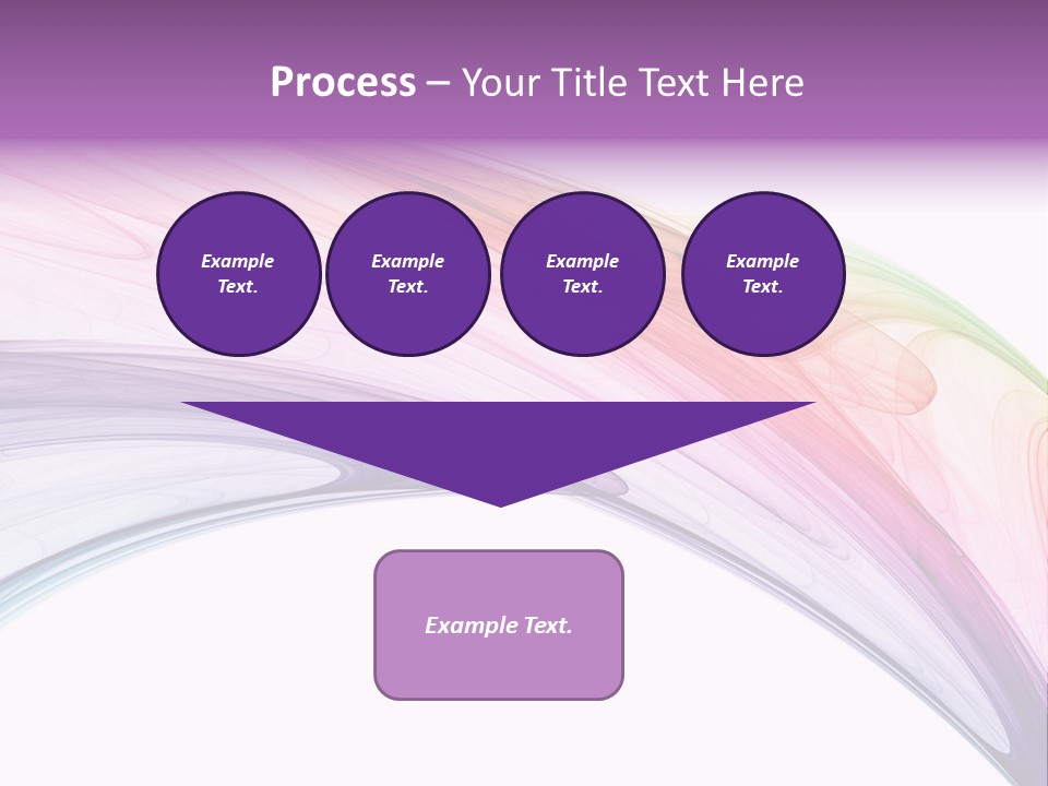 Colorful 3D Rendered Fractal Design (Abstract Background) PowerPoint Template