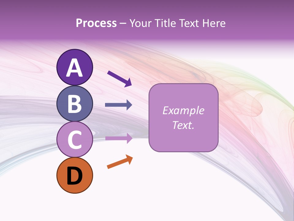 Colorful 3D Rendered Fractal Design (Abstract Background) PowerPoint Template