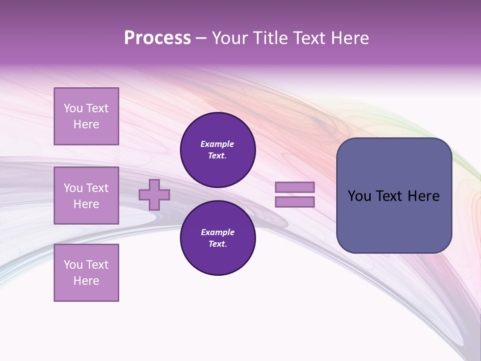 Colorful 3D Rendered Fractal Design (Abstract Background) PowerPoint Template