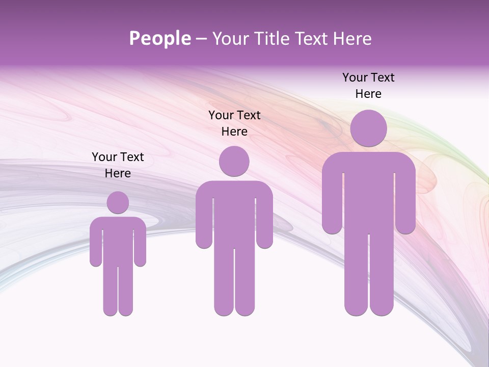 Colorful 3D Rendered Fractal Design (Abstract Background) PowerPoint Template