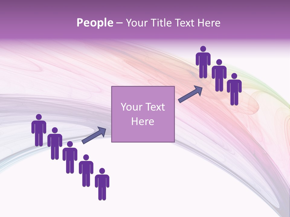 Colorful 3D Rendered Fractal Design (Abstract Background) PowerPoint Template