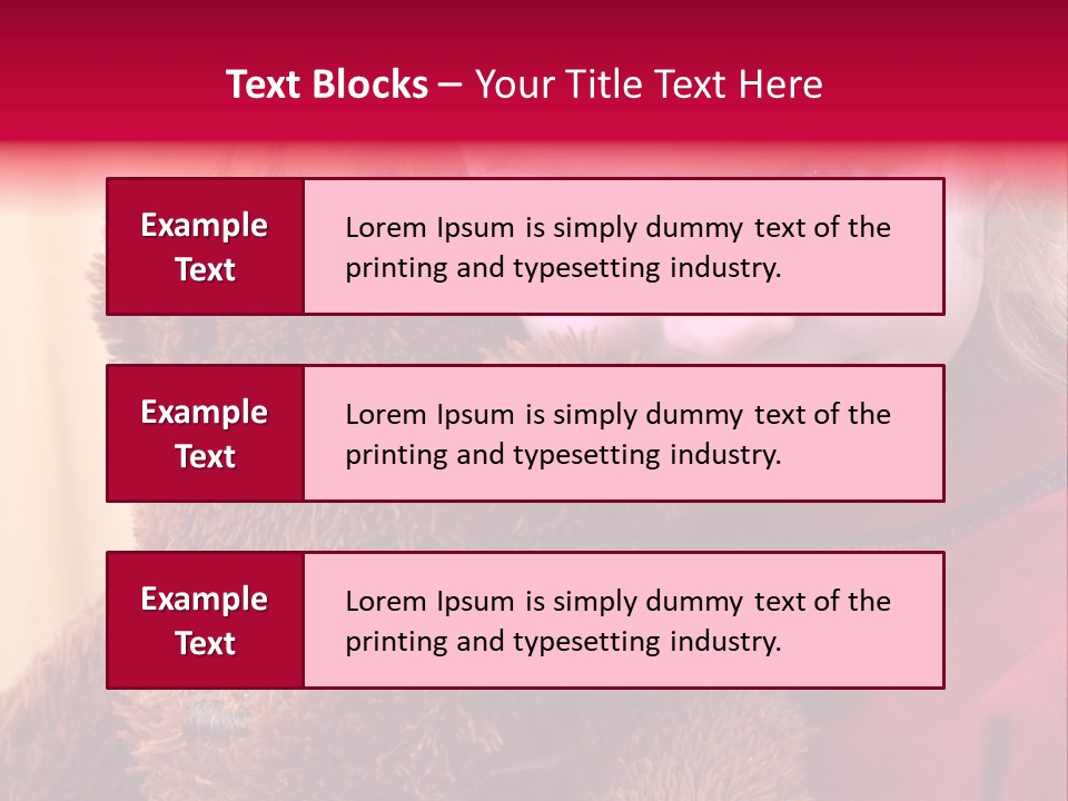 Portrait Of A Girl On A Yellow Background PowerPoint Template