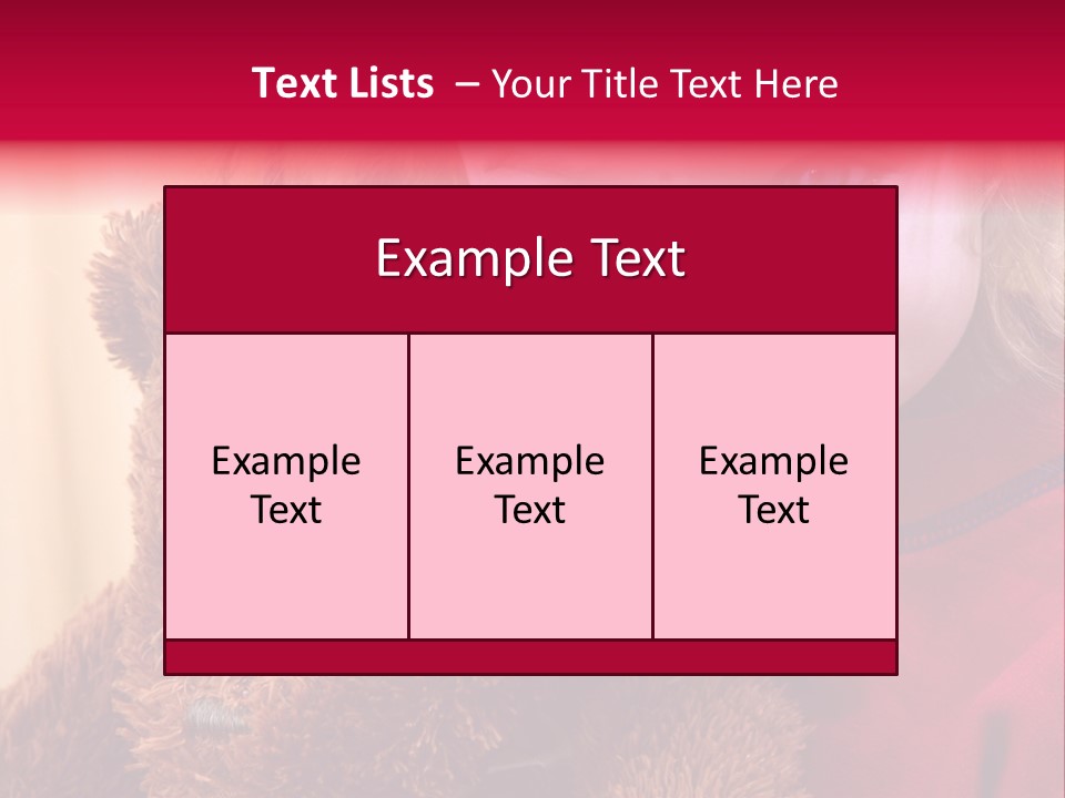 Portrait Of A Girl On A Yellow Background PowerPoint Template