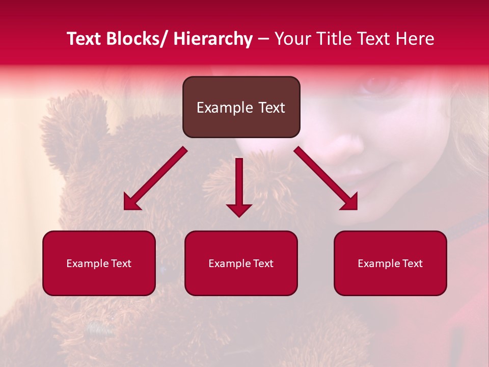 Portrait Of A Girl On A Yellow Background PowerPoint Template