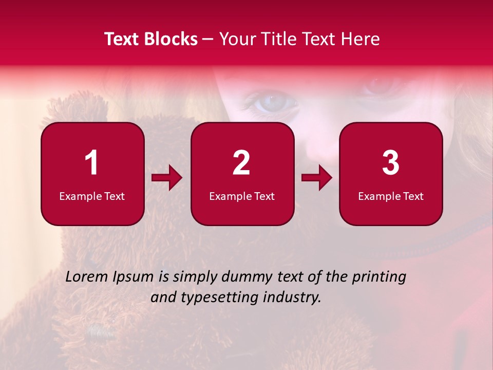 Portrait Of A Girl On A Yellow Background PowerPoint Template