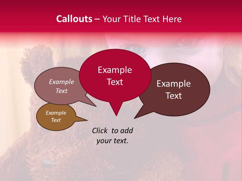 Portrait Of A Girl On A Yellow Background PowerPoint Template