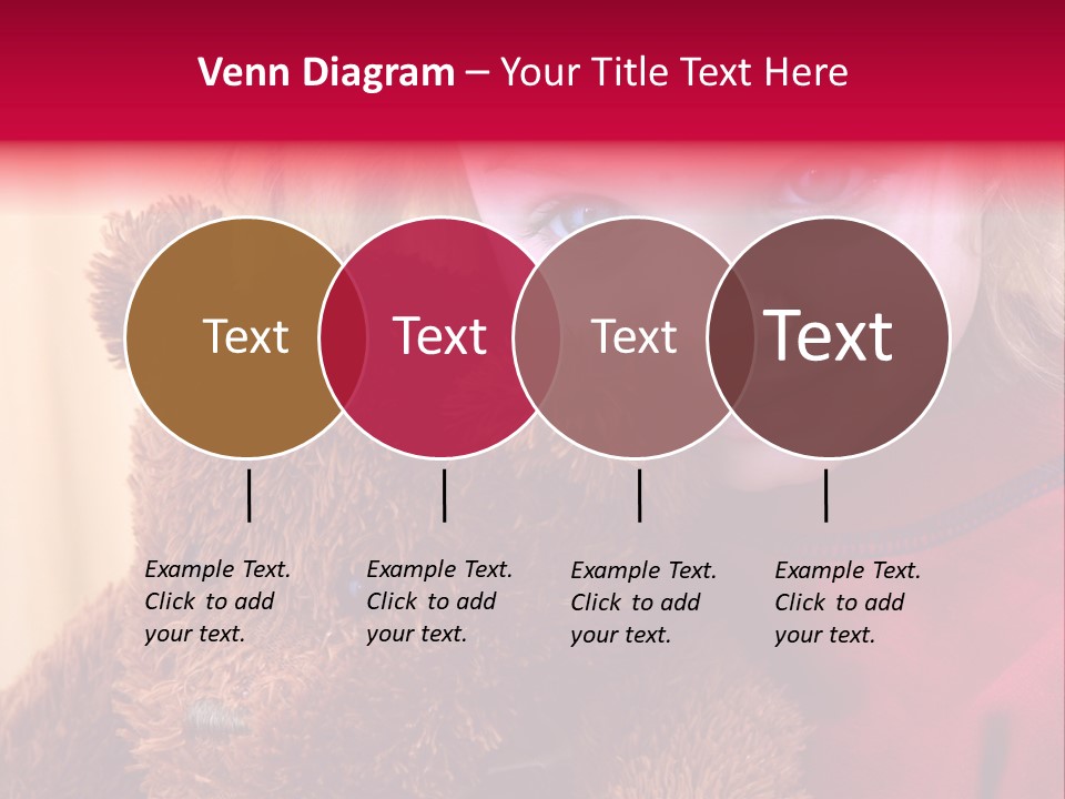 Portrait Of A Girl On A Yellow Background PowerPoint Template