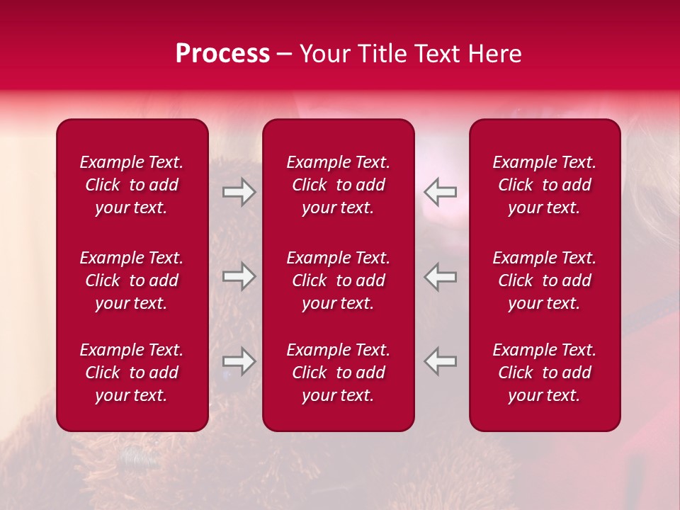 Portrait Of A Girl On A Yellow Background PowerPoint Template