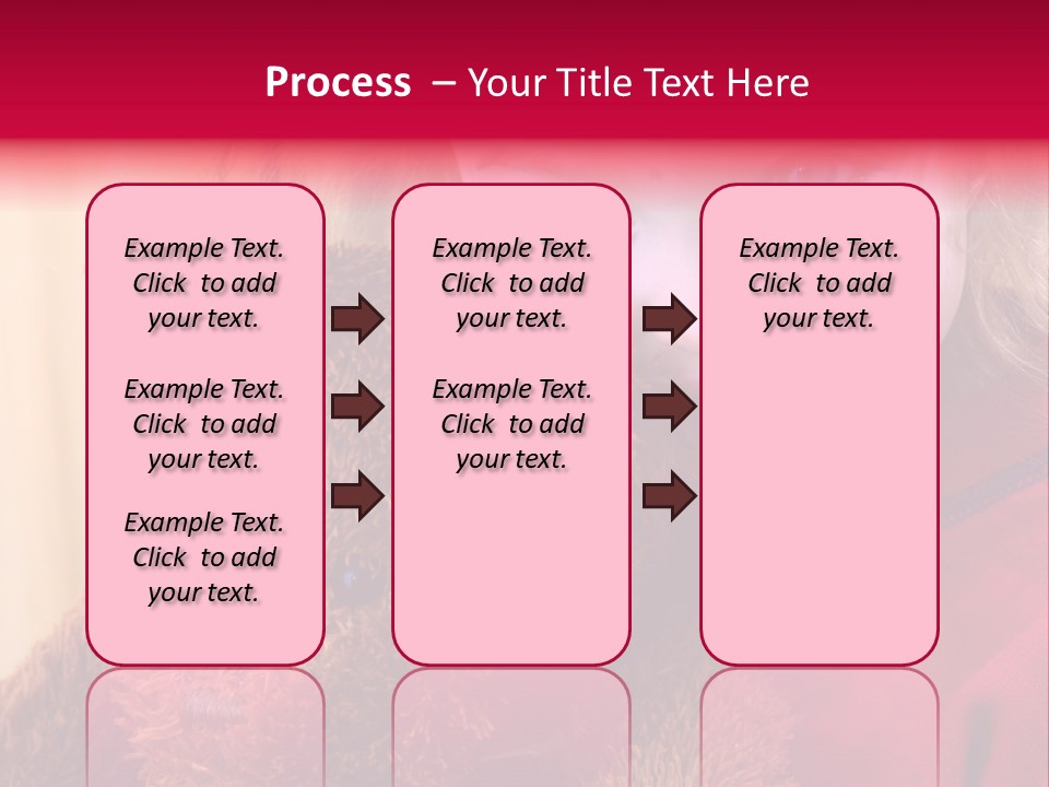 Portrait Of A Girl On A Yellow Background PowerPoint Template