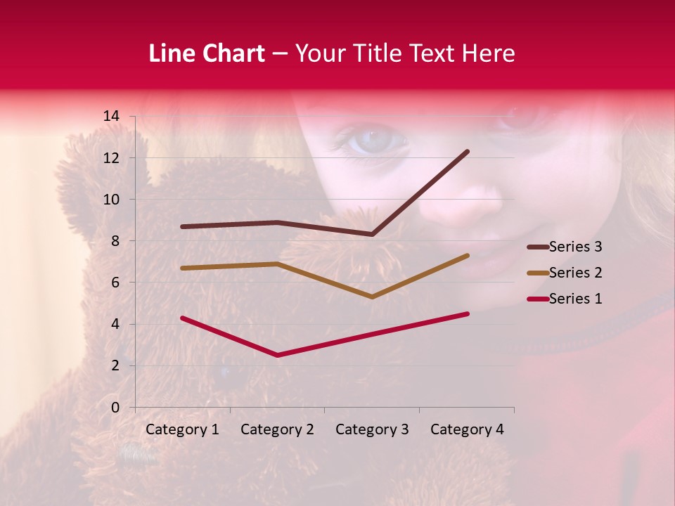 Portrait Of A Girl On A Yellow Background PowerPoint Template
