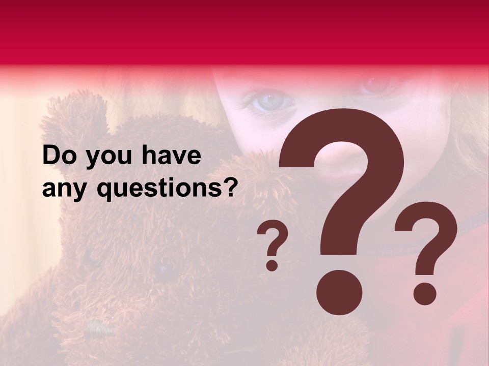 Portrait Of A Girl On A Yellow Background PowerPoint Template