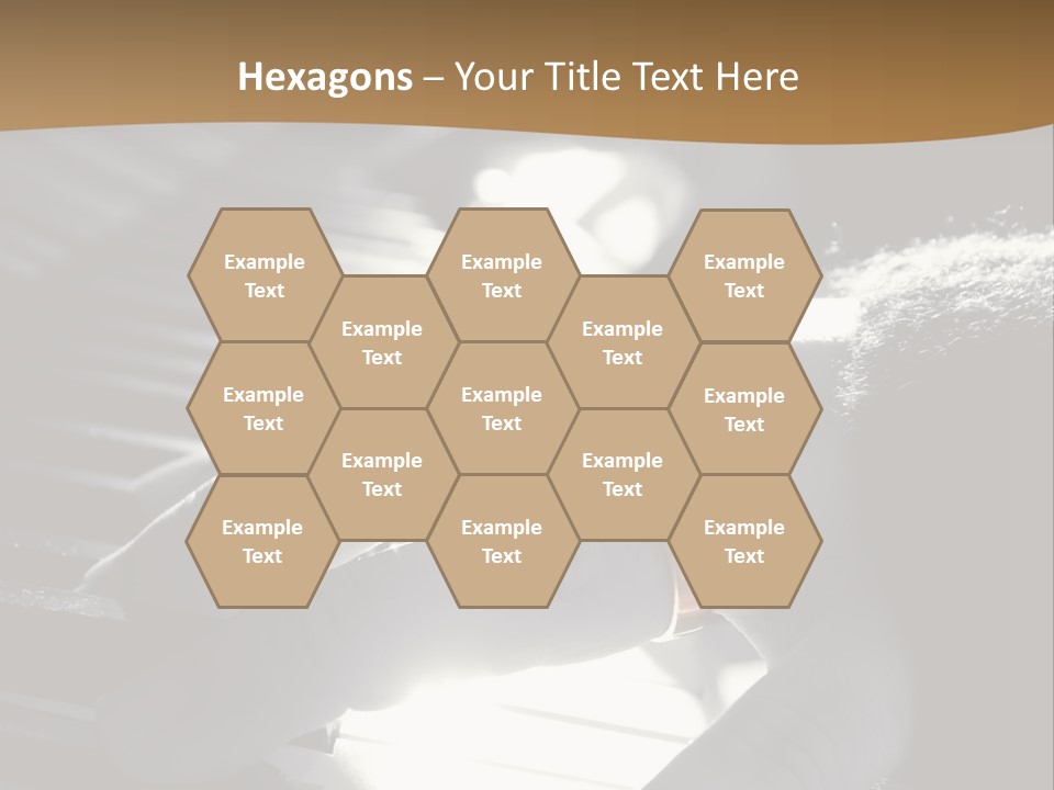 A Person Playing A Piano With A Ring On Their Finger PowerPoint Template