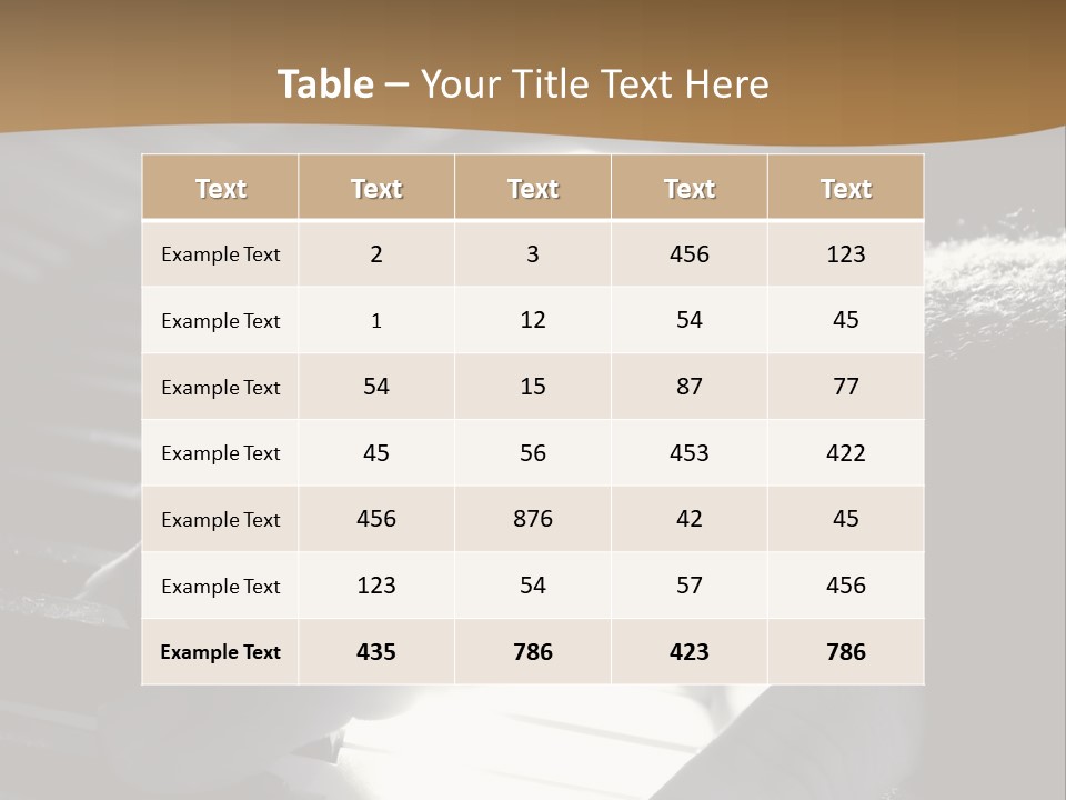 A Person Playing A Piano With A Ring On Their Finger PowerPoint Template