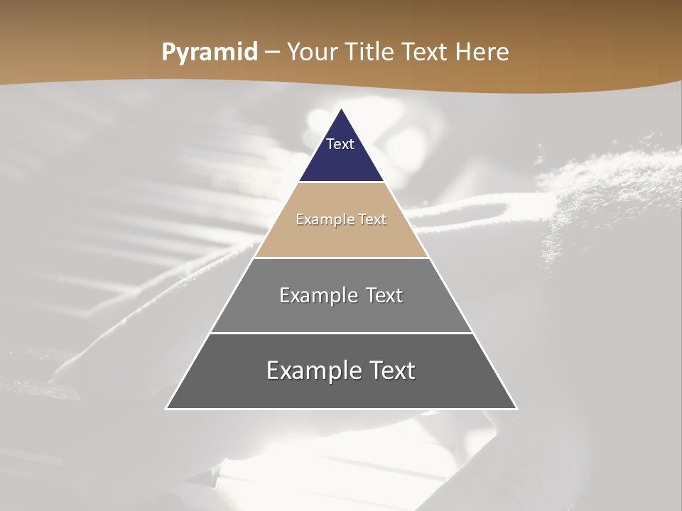 A Person Playing A Piano With A Ring On Their Finger PowerPoint Template