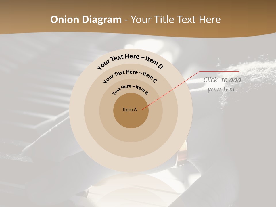 A Person Playing A Piano With A Ring On Their Finger PowerPoint Template