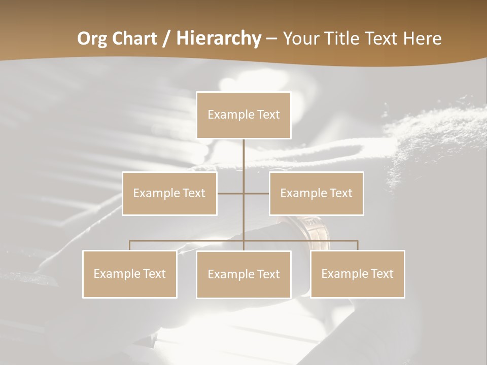 A Person Playing A Piano With A Ring On Their Finger PowerPoint Template