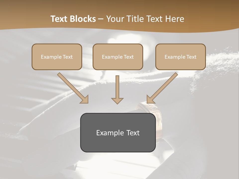 A Person Playing A Piano With A Ring On Their Finger PowerPoint Template