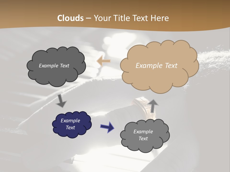A Person Playing A Piano With A Ring On Their Finger PowerPoint Template