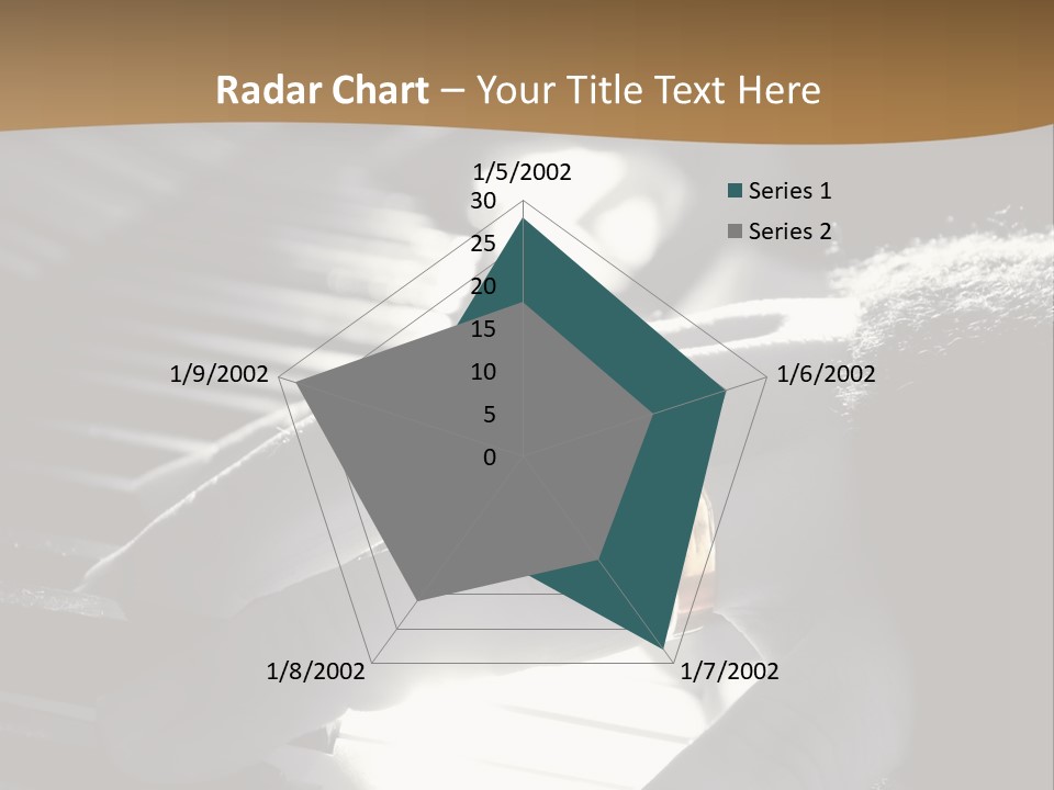 A Person Playing A Piano With A Ring On Their Finger PowerPoint Template