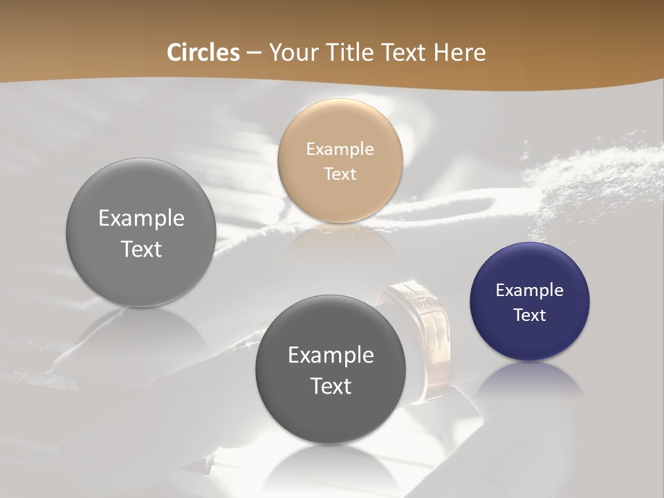 A Person Playing A Piano With A Ring On Their Finger PowerPoint Template